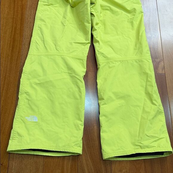 The North Face Women's Freedom Hyvent Insulated Ski Pants in neon yellow size XS - Picture 6 of 13